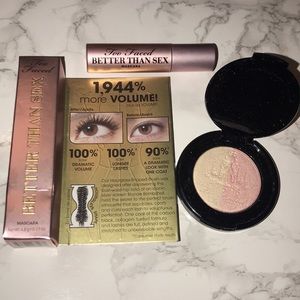 NWT TOO FACED BETTER THAN SEX(2) &HIGHLIGHTER TRIO
